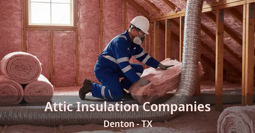 Attic Insulation Companies Denton - TX