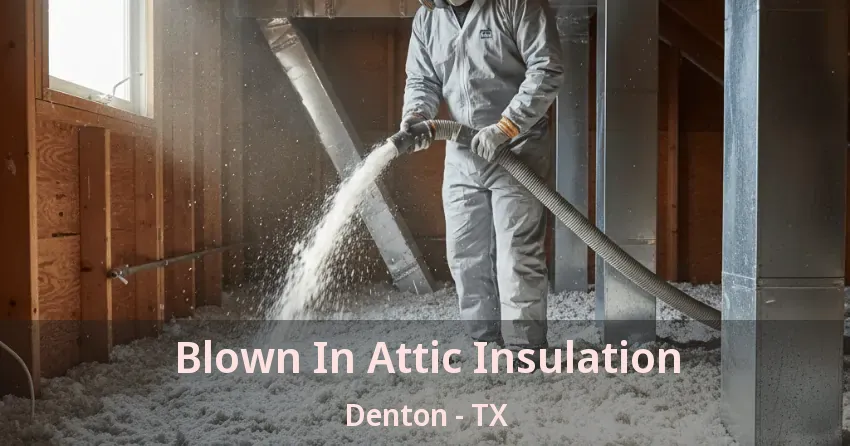 Blown In Attic Insulation Denton - TX