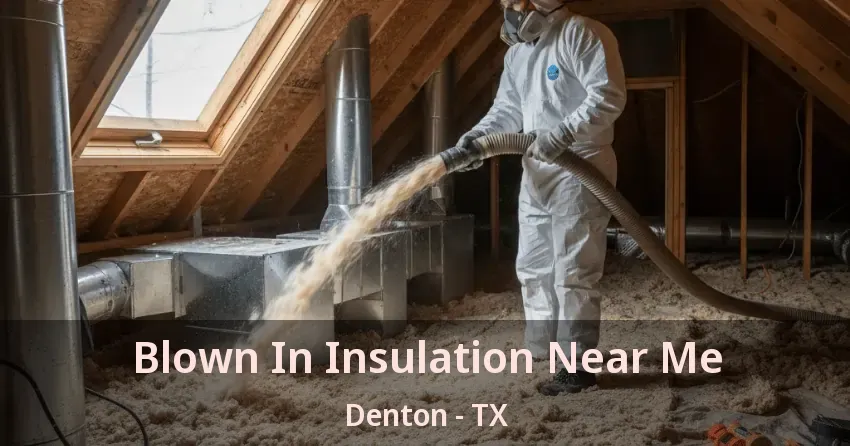 Blown In Insulation Near Me Denton - TX