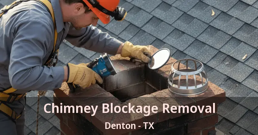 Chimney Blockage Removal Denton - TX