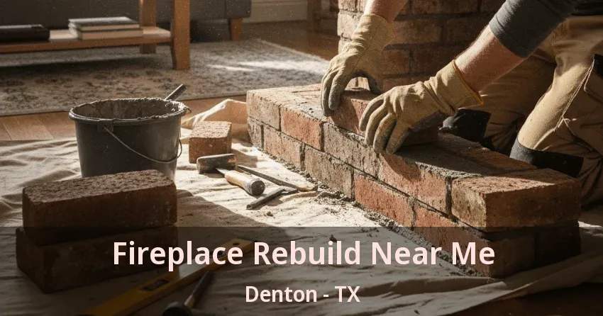 Fireplace Rebuild Near Me Denton - TX