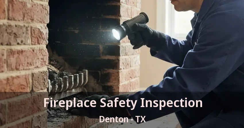 Fireplace Safety Inspection Denton - TX