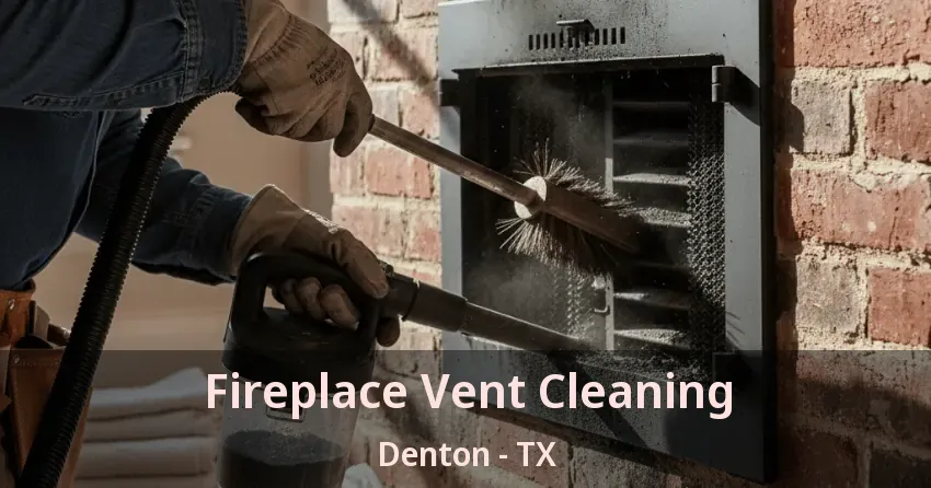 Fireplace Vent Cleaning Denton - TX