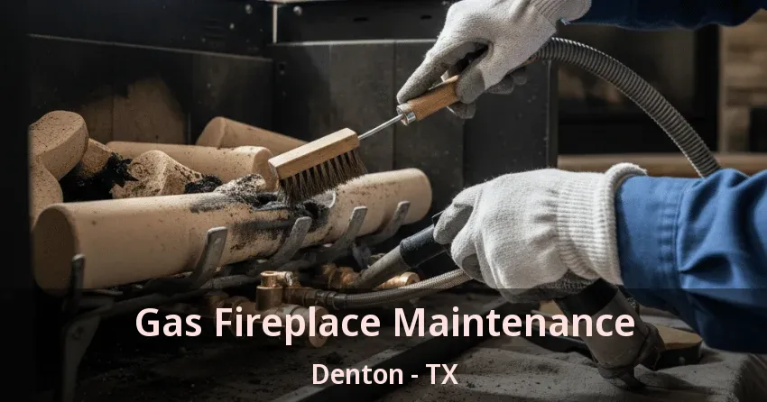 Gas Fireplace Maintenance Denton - TX