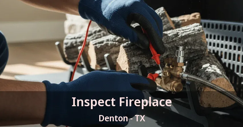 Inspect Fireplace Denton - TX