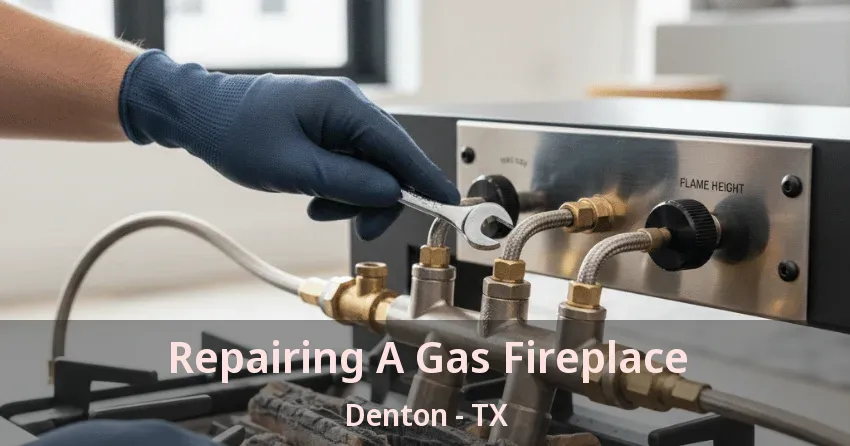 Repairing A Gas Fireplace Denton - TX